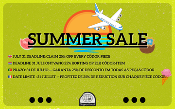 Summer Sale: 25% Discount - Until July 31